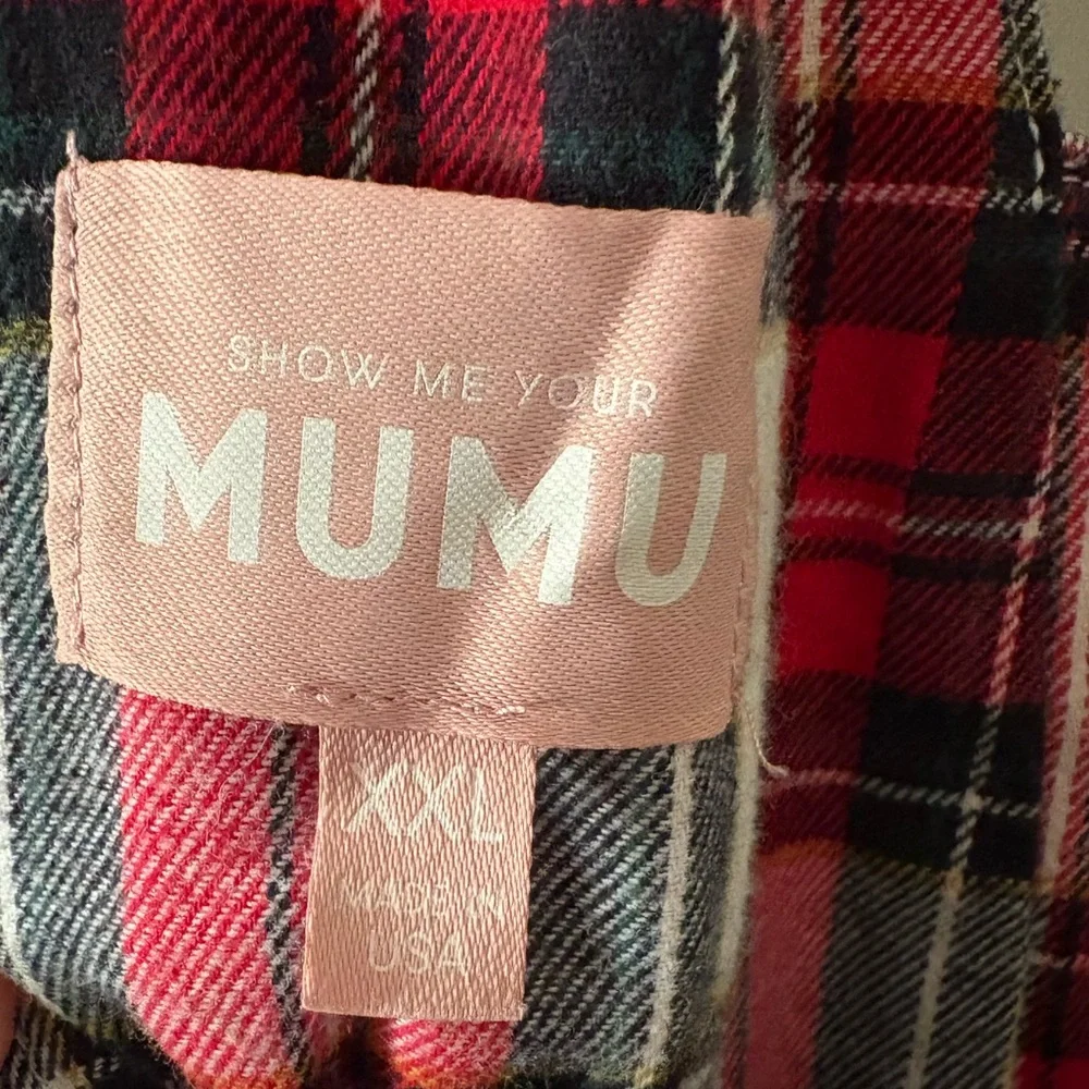Show Me Your MuMu Red Plaid Dress - Picture 8 of 8